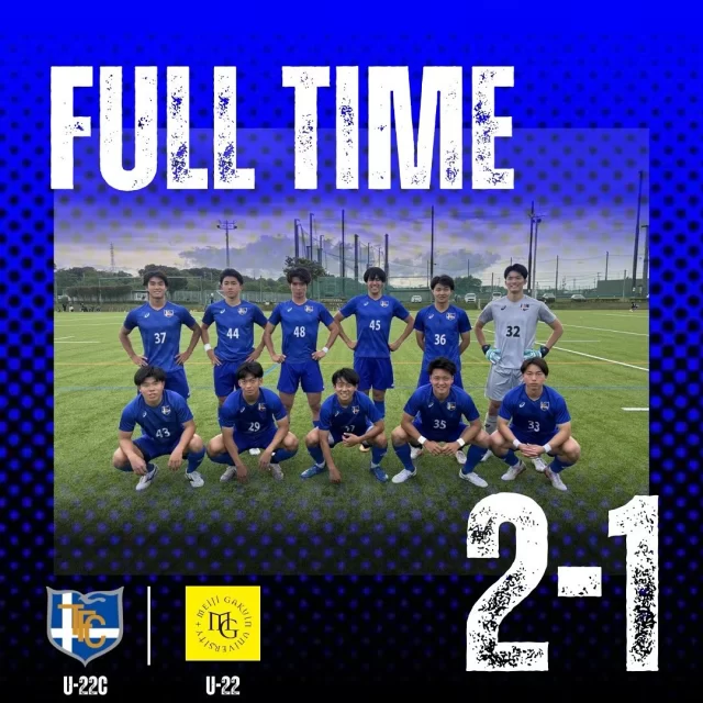 ・【試合結果】『インディペンデンスリーグ　グループA』U22-C🆚明治学院大学 U-222-1-得点者-#倉田連#高靖航応援ありがとうございました🐯💙#東海大学#東海大学体育会サッカー部#サッカー#サッカー部#TOKAI#tokaiuniversity#インディペンデンスリーグ#到破