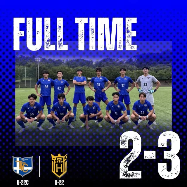 ・【試合結果】『インディペンデンスリーグ　グループA』U-22C🆚法政大学 U-222-3-得点者-#丸茂晴翔#千住澪央応援ありがとうございました🐯💙#東海大学#東海大学体育会サッカー部#サッカー#サッカー部#TOKAI#tokaiuniversity#インディペンデンスリーグ#到破