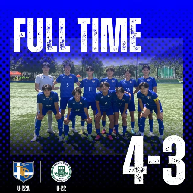 ・【試合結果】『インディペンデンスリーグ　グループB』U-22A🆚立正大学U-224-3-得点者-#岩井遼斗✖️2#早稲田淳平#井上隆一応援ありがとうございました🐯💙#東海大学#東海大学体育会サッカー部#サッカー#サッカー部#TOKAI#tokaiuniversity#インディペンデンスリーグ#到破